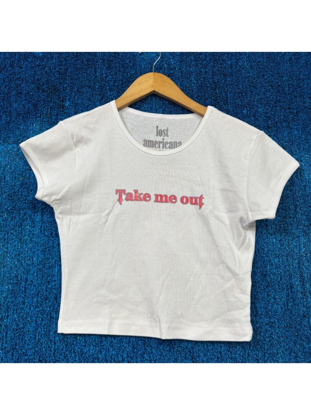 Machine Gun Kelly Lost Americana Take Me Out Baby Crop Top L